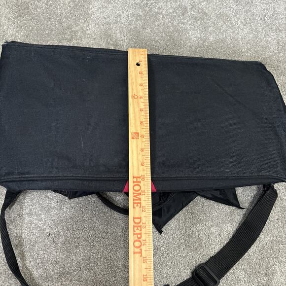 Vintage Nike Air Jordan Flight Duffel Gym Bag 1990s Mesh Red - Picture 10 of 12